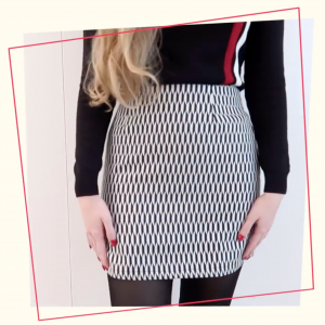 60s Mod Mini Skirt